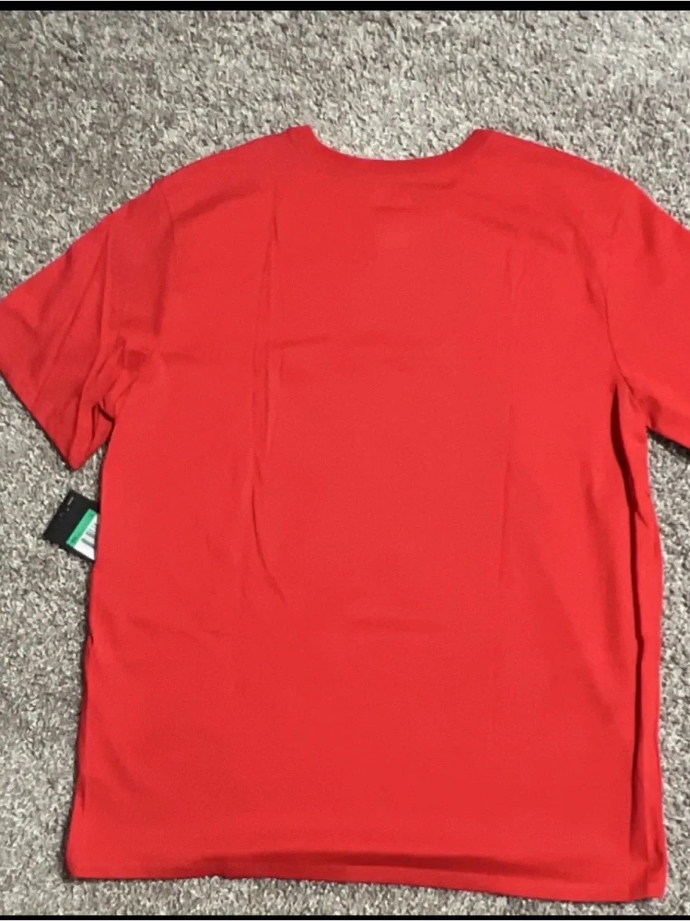 Nike Red Graphic 'Can't Guard Quick' Men's Short Sleeve Tee